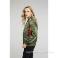 2021 Autumn Loose Zipper Bomber Jacket for Women